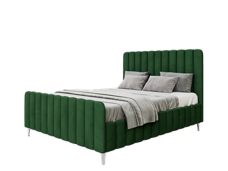 Кровать "Милано" зелёного цвета