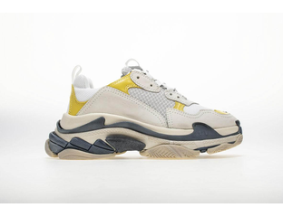 Balenciaga Triple S Light Grey Yellow