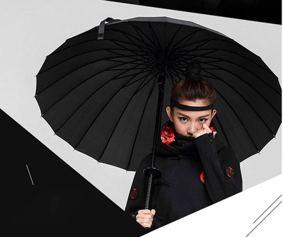 Зонт-трость Меч Самурая 24 спиц (полуавтоматический)