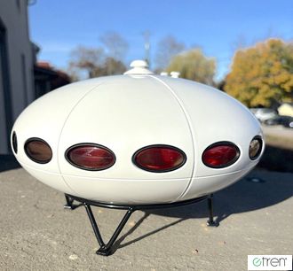 Настольный светильник ночник FUTURO HOUSE &quot;Летающая тарелка&quot; (Цвет белый)