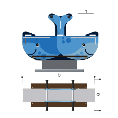 Качалки 2х Romana 108.53.00-01