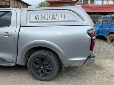 Стильный коммерческий кунг Sk3 для Great Wall Poer серебристого цвета от AVENGERURAL.RU