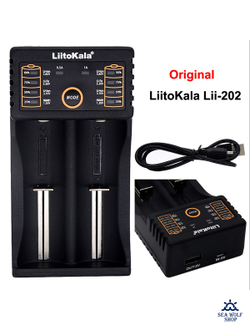 Зарядное устройство "LiitoKala" 2 слота с USB
