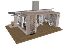 Беседки в стиле барнхаус, лофт, шале, хай-тек