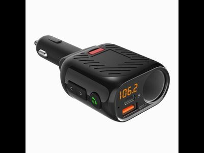 Автомобильный FM-трансмиттер Bluetooth 5.3 Eplutus FB-22 / QC 3.0 18W / PD 20W / USB +Type-C+прикуривателя /LED дисплей