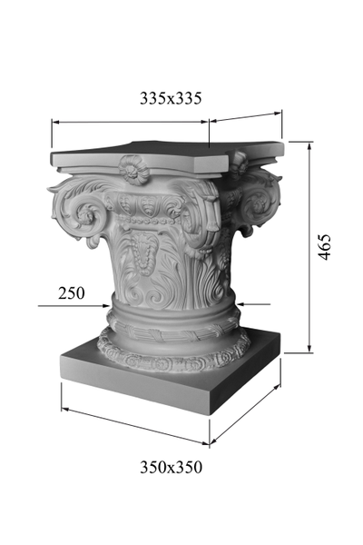 размеры изделия PT-017