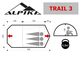 Палатка 3-х местная Trail 3 Alpika