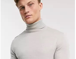 Джемпер / Водолазка Оригинал Lambretta Roll Neck Серый