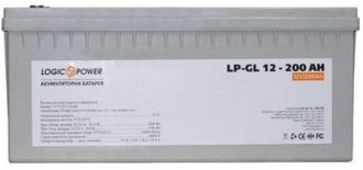 Гелевый аккумулятор LogicPower 200 Ач 12В GEL LP-GL 12-200 AH