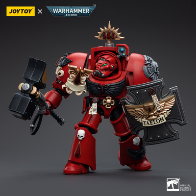 Терминатор Кровавых Ангелов (Warhammer 40k) - КОЛЛЕКЦИОННАЯ ФИГУРКА 1/18 Blood Angels Assault Terminators Brother Taelon (JT5550) - JOYTOY