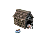 Kennel with a dog (PAINTED)