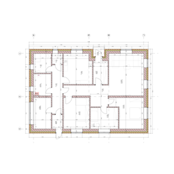 Одноэтажный дом с тремя спальнями 154.68 м² (S77)