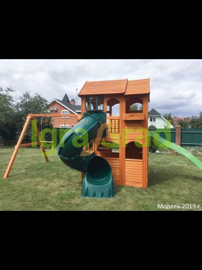Детская площадка IgraGrad Клубный домик 2 с трубой
