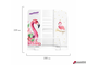 Подставка для книг и учебников ЮНЛАНДИЯ «Flamingo», регулируемый угол наклона, металл. 237573