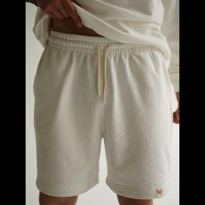 ШОРТЫ УНИСЕКС "ПРИЯТНО" БЕЛЫЕ