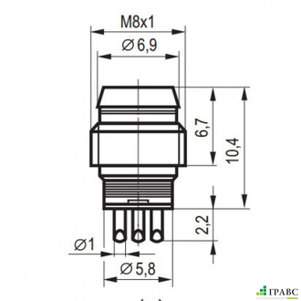 Монтажный разъем CP S401