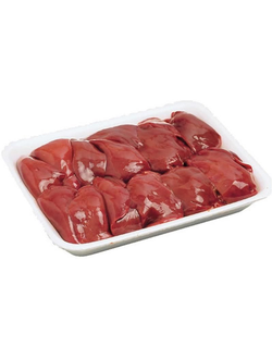 Печень индейки замороженная (п/лоток). 800гр