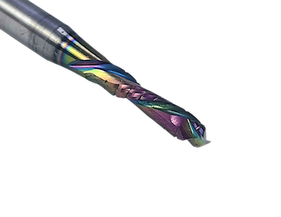 Фреза компрессионная со стружколомами спиральная 4x17 s6x50 Z2+2 HM