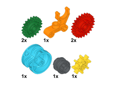 !АНАЛОГ! Комплект деталей коробки передач типа Yamaha 42159 (AN GEAR4)