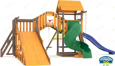 Всесезонная площадка IgraGrad С Мостик 1 с трубой SF1 в Томске