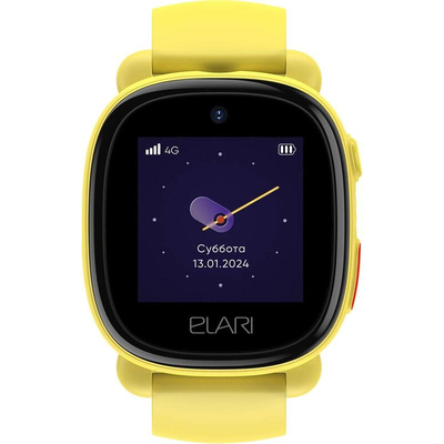 Смарт-часы детские Elari Kidphone 4G Lite Желтые