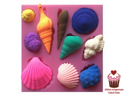 Молд "Ракушки", силикон