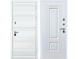 Входная дверь Rx14 с панелью ФЛ 2 белый ясень