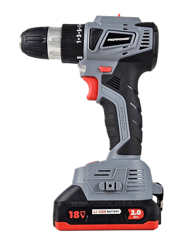 Аккумуляторный бесщеточный шуруповерт PROFIPOWER MKBL-18BT