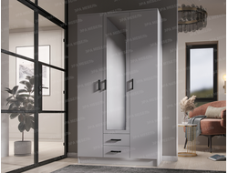 ЛДСП Шкаф ТРИО Белый гладкий