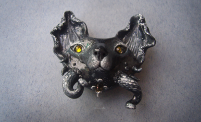 Коллекционная брошь с морским котом "Глубоководный Дэйви Кош"