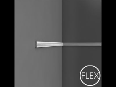 Молдинг гибкий P5021F - 3,1*0,9*200см