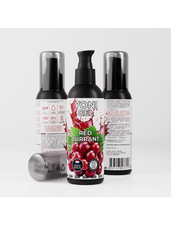 Лубрикант для орального секса SGAN YONI GEL со вкусом красной смородины, 100 мл