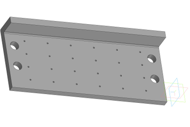 Плита ответная статической решотки  КЗЦ,ОБ,01,00,00,037