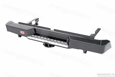 Задний бампер РИФ с квадратом под фаркоп