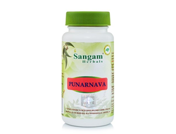 ПУНАРНАВА (PUNARNAVA) противовоспалительное 700 мг Sangam herbals, 60 таб.