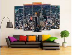 Модульная картина "Сердце города"