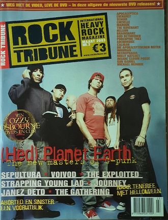 Rock Tribune Magazine March 2003 Hed Planet Earth, Иностранные музыкальные журналы, Intpressshop