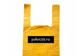 Пакет-майка с логотипом
