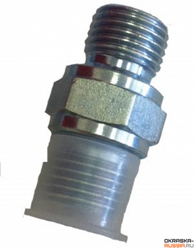 Переходник 1/2" на 1/2" (штуцер, адаптер, переходник) соединение для шлангов высокого давления