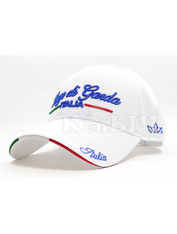 Бейсболка Lago di Garda Италия белая