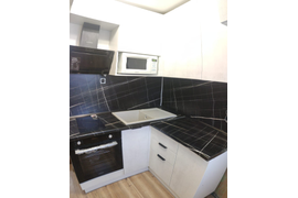 Кухня черно белая