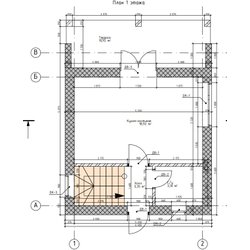 Двухэтажный дом с одной спальней 55м² (S22)