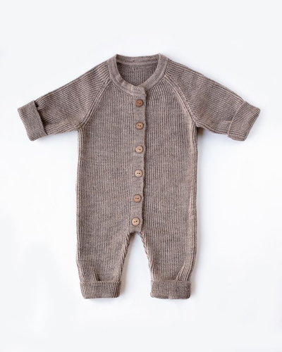 Комбинезон "Лапша" коричневый