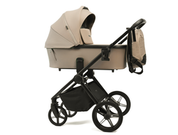 Коляска 2в1 Peppy Monaco 2025 Sandstone, рама черная