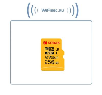 Карта памяти Kodak Micro SD, класс 10, UHS-1 U3 V30 A1 на 256 ГБ, чтение 100 МБ/с, запись данных 30 МБ/с, + переходник SD
