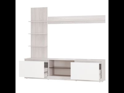 Гостиная "Убер ГС-05" ясень белый  (BTS)