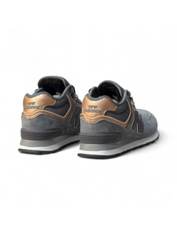 New Balance 574 Encap Grey Gold С Мехом