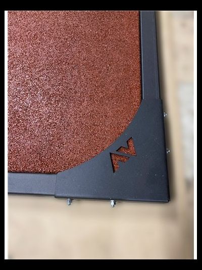 Помост для работы со штангой комбинированный 3000х2000х40, фанера, резина AV839/80