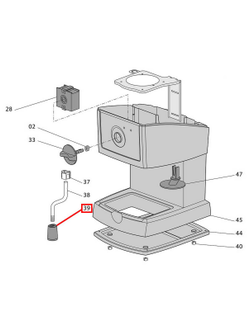 Насадка капучинатора для кофеварки DeLonghi 535789