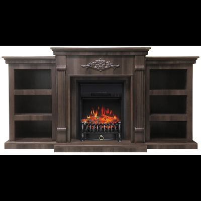 Электрокамин Брукс LUX DO с очагом Fobos